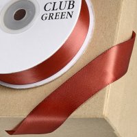 Double Sided Satin Ribbon Marsala - 6mm x 25m