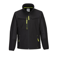 Portwest T753 WX3 Eco Hybrid Softshell Jacket, Black