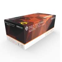 Heavy Duty Nitrile Powder Free Gloves Orange Large 100pk