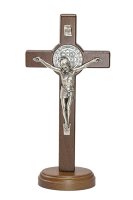 Wood Standing Crucifix/8 1/4 inch   (11622)