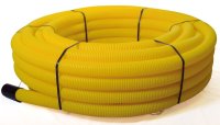 TWIN WALL DUCT YELLOW 50M COIL 110/94mm