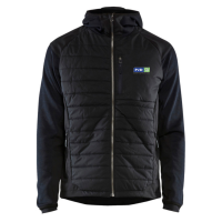 Blaklader Hybrid Padded Jacket, Dark Navy/Black with PJD Logo on Left Breast 