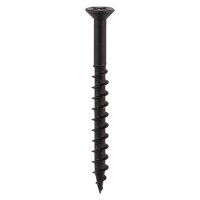 Timco Carcass Black Pozi Screw 4x33mm Box 500