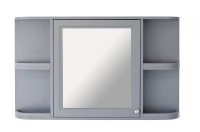 MERRION 1200MM MIRROR CABINET SLATE GREY  (NIKO)