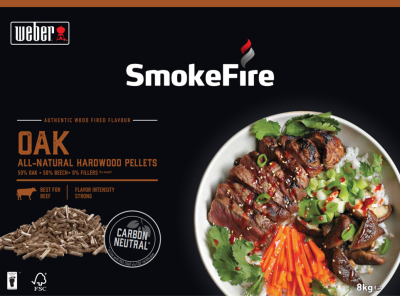 Weber SmokeFire Wood Pellets 8kg Oak 18295