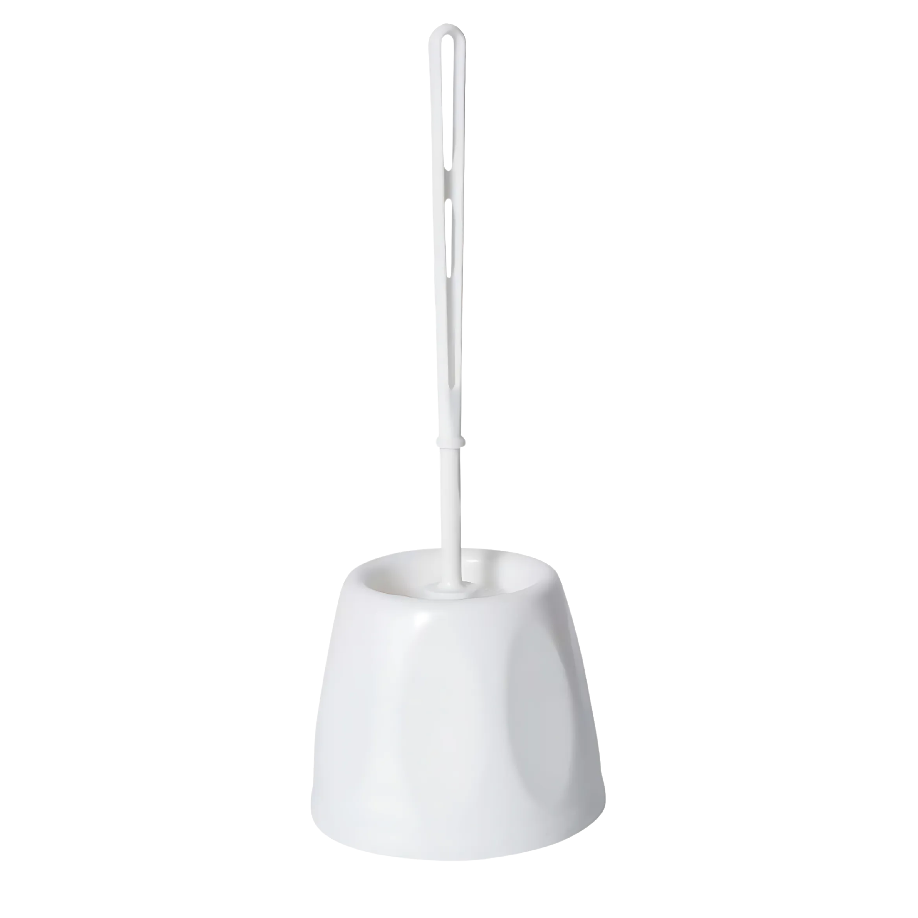 Toilet Brush & Holder Set, White