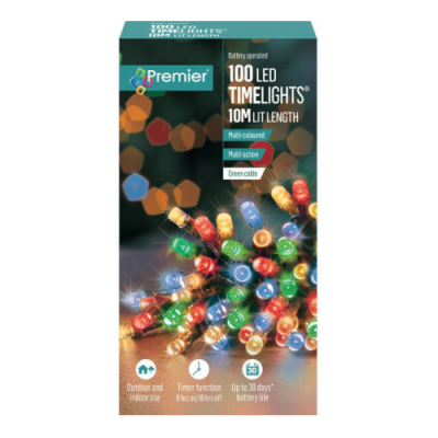 100 LED TimeLights - Multicolour
