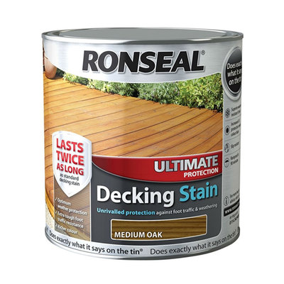 Ronseal Ultimate Decking Oil - Medium Oak 2.5L