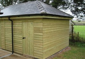 Tanalised treated Ship Lap Timber Cladding