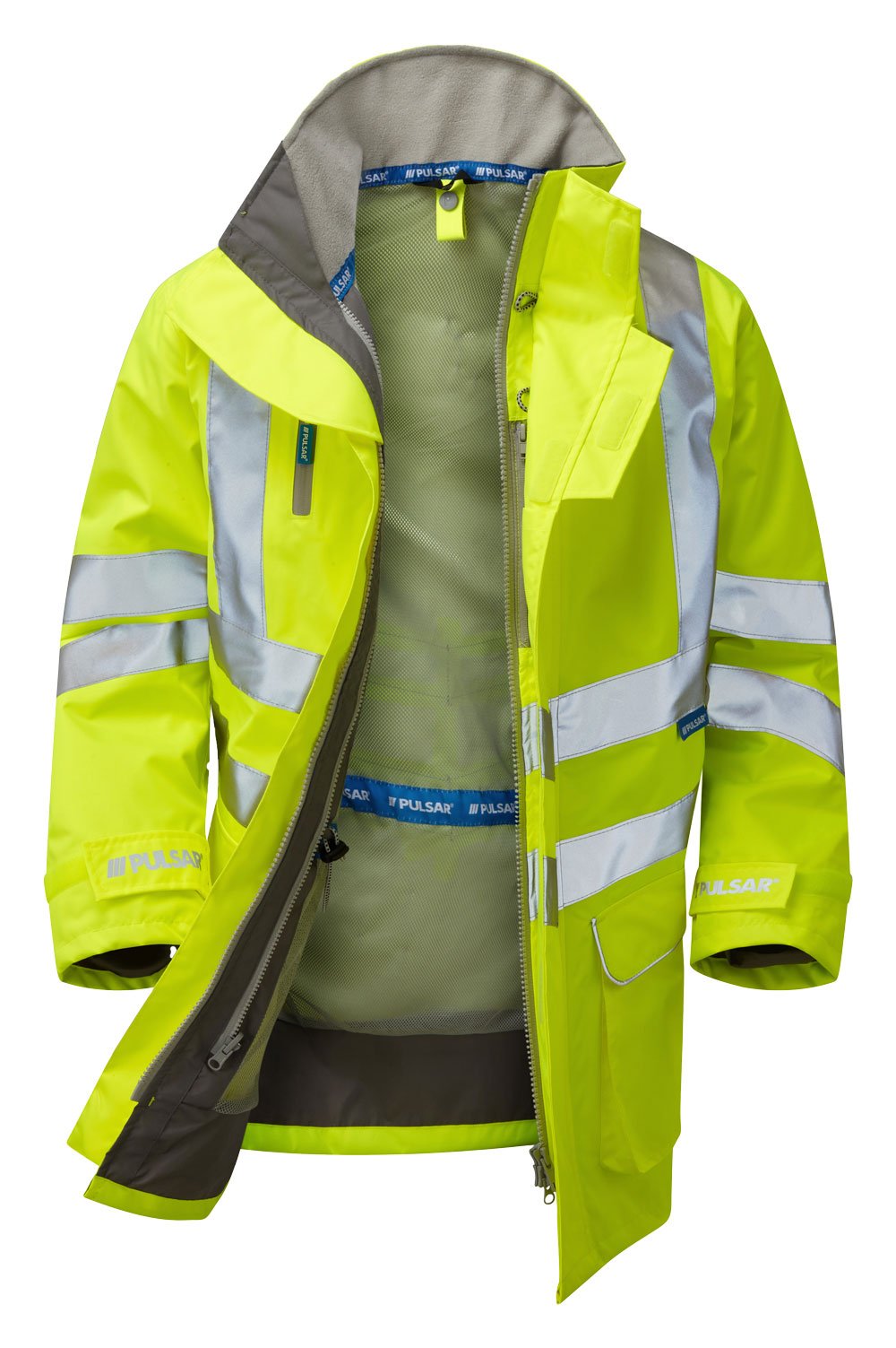 PULSAR&reg; Protect Mesh Lined Storm Coat Yellow - Recycled Content
