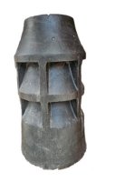 Louvre Design Chimney Pot Black 600mm (24") (To Order)