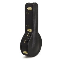 Koda Wooden Banjo Hard Case, Black (for 17 Fret Banjo Arch Top)