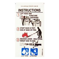 BC Cartridge Extinguisher Instruction