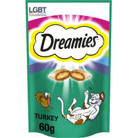 Dreamies Cat Treats - Turkey 60g x 8