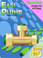 Easi Plumb 3/4" x 3/4" x 1/2" Tectite Unequal Tee T18