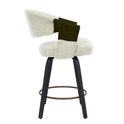 Dawson Kitchen Island Chair - Smoked Oak 4