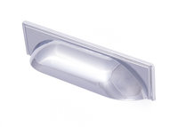 Windsor Shell Handle Chrome 96mm