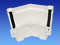 Wavin White Stormline Gutter Angle 45 Degree - External 8T854 T9854W