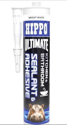 Hippo Ultimate Kitchen & Bathroom Sealant Bright White 290ML H18640