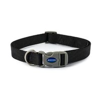 Ancol Viva Nylon Quick-Fit Collar 45-70cm L Size 5-9 Black x 1