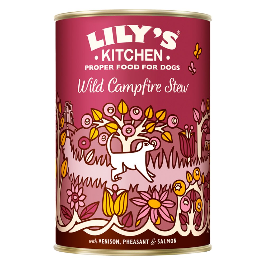 Lilys Kitchen Dog Tin Wild Campfire Stew 6x400g