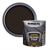 Ronseal Ultimate Protection Deck Stain Dark Oak 2.5L & Swatch 