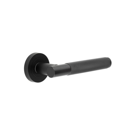JV850MB-Bari MB Mitred Knurled Lever On Rose