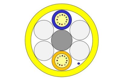 &micro;Glasvezelkabel MiDia Micro GX 24 OV (2x12f) G657A1