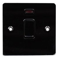 Flat Plate Black Nickel 20A SW+N BLACK | LV0701.0343