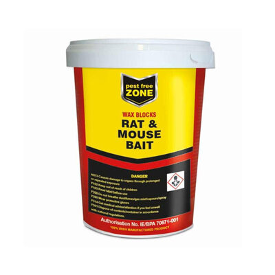 Pest Free Zone Wax Block Bait 300G