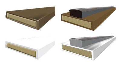 Fire and Smoke Intumescent Strip 15x4mm x 2.1m White