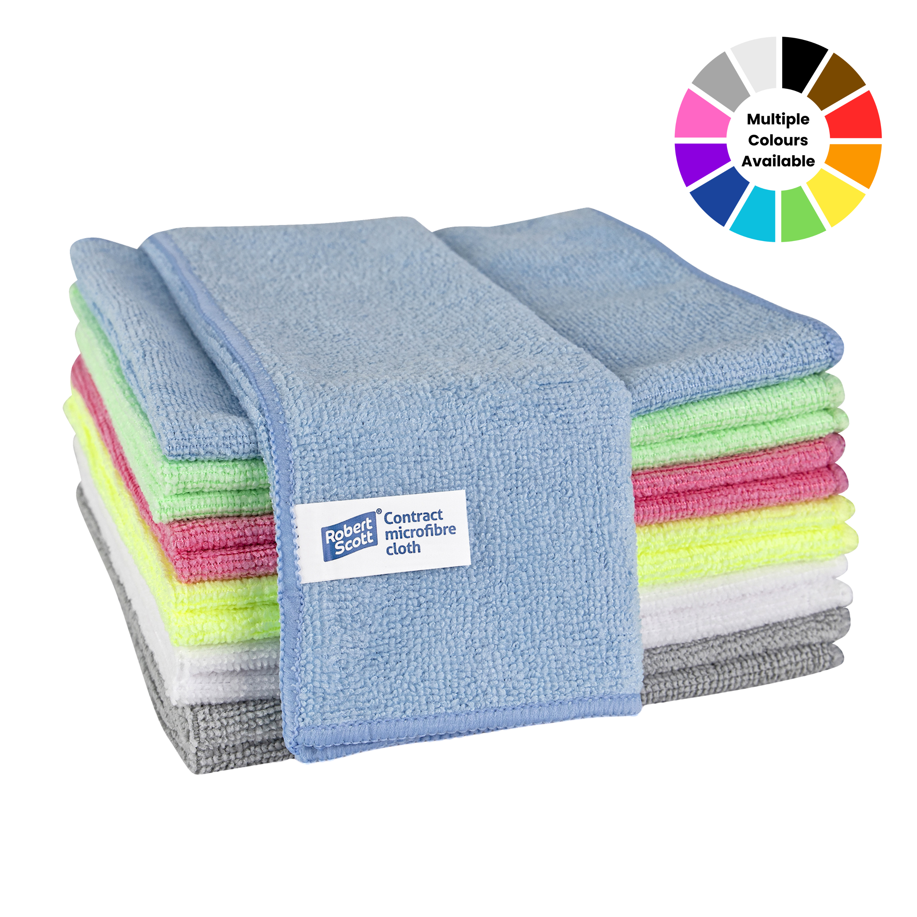 Contract MircoFibre Cloths, 10/Packs