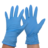 Bodytech Fully Textured Nitrile Gloves, Powder Free, Blue, 1000/Case
