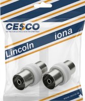 Cesco 2 Pack T V Coupler Pre Packed