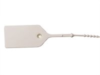 CSS 9" Flag Seal, White (1k/box)