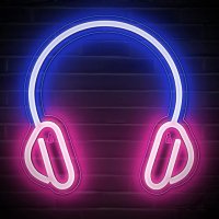 HEADPHONE NEON LIGHT