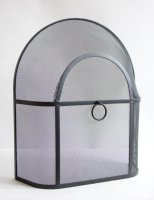 MANSION 28" BLACK HEAVY DUTY SPARKGUARD CURVED