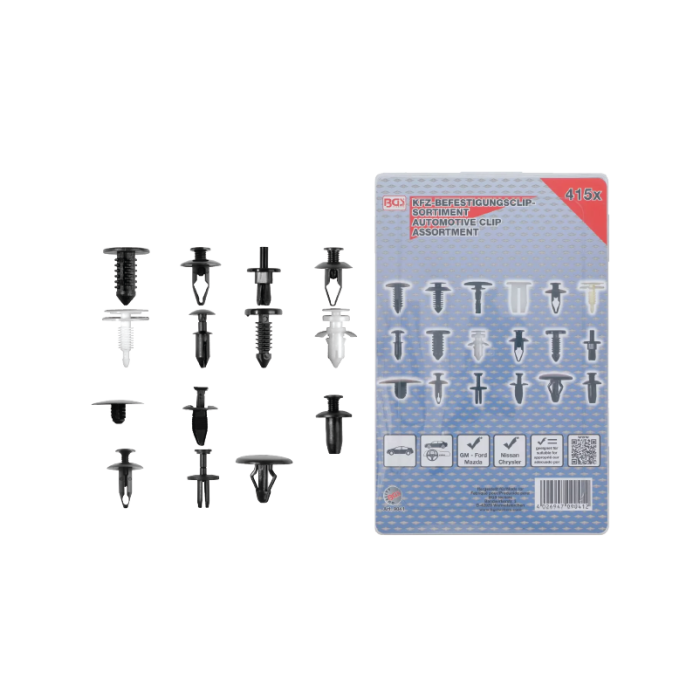 Automotive Clip Assortment (415pcs.)