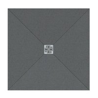 Tucker French Square Shower Tray Former with Centre Drain 800 x 800mm