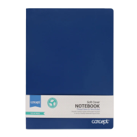 Concept A4 Soft Cover Notebook, 192 Pages 