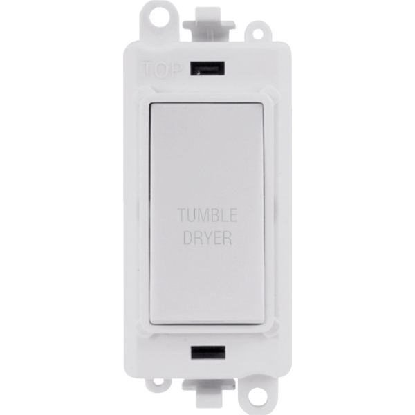 Click Gridpro 20A DP Gridswitch "Tumble Dryer" White GM2018PW-TD