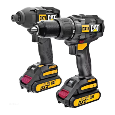 CAT DX12K 18V Combi Drill & Impact Driver Kit