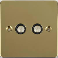 Socket Ultimate 2 Gang Co-Axial