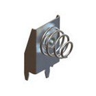 P.C. Button & Spring Contacts Cell Type AA, CR2, A Through Hole