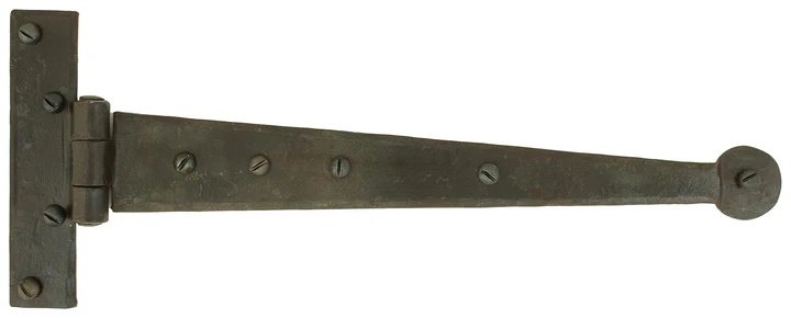 33006 - Beeswax 12 Inch Penny End T Hinge (Pair)