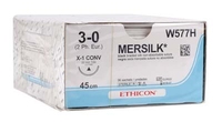 SUTURES MERSILK 2/0 (45CM) W2512T PK 24