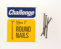 Challenge Bright Steel Round Wire Nails 50mm 225g