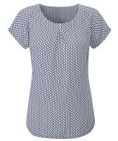 DISLEY CATRIONA SHORT SLEEVE ROUND NECK BLOUSE