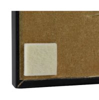 Bumpers Polyfibre 3mm self adhesive 15mm square (pk 200)