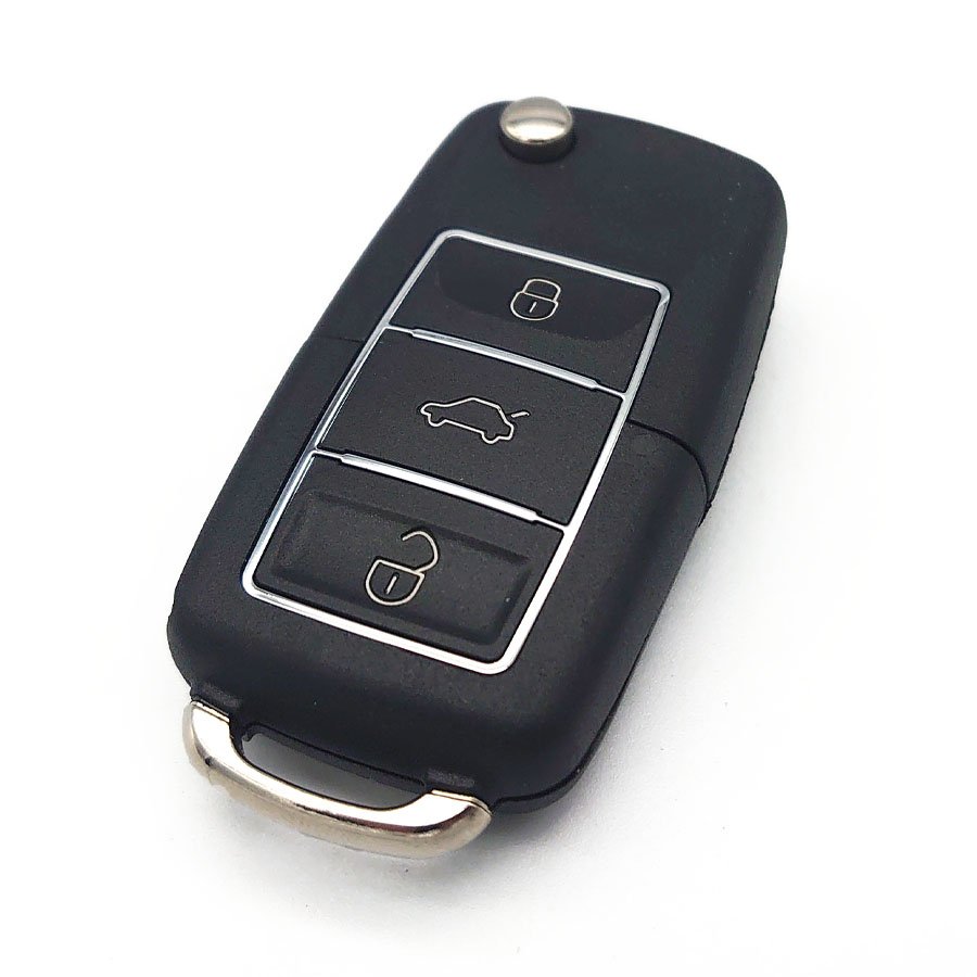 KeyDIY 3 Button B-Series Remote (VW Style) with Chrome Trim